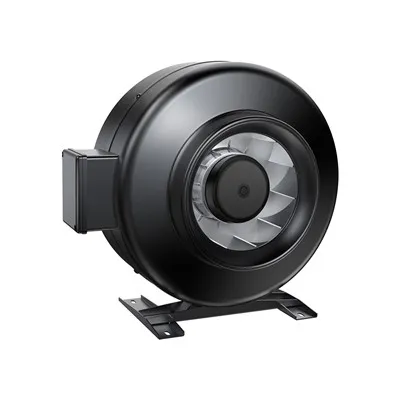 LWDE125 5 inča 125 mm EC inline kanalski ventilator Ec aksijalni kanalski inline metalni ventilator